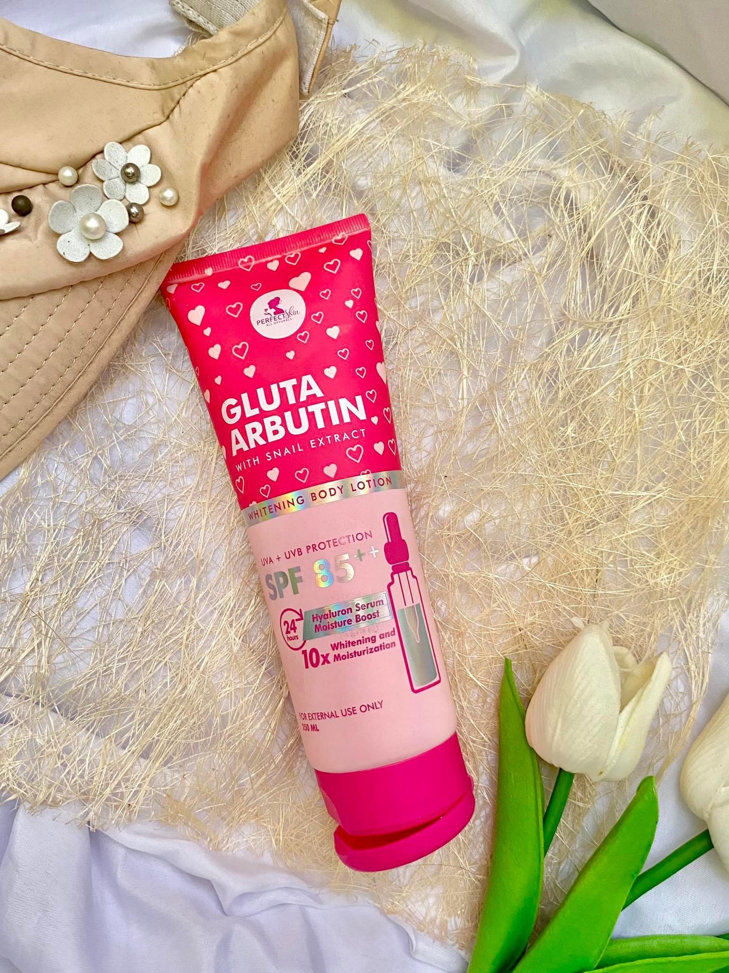 Gluta Arbutin With Snail Extract Whitening Body Lotion SPF 85++