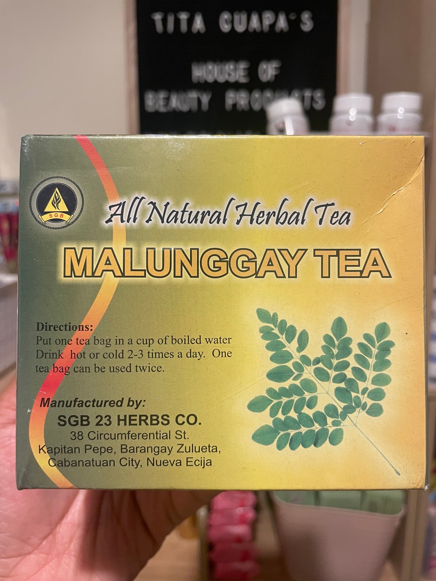 Malunggay Tea ( MORINGA ) All Natural Herbal Tea