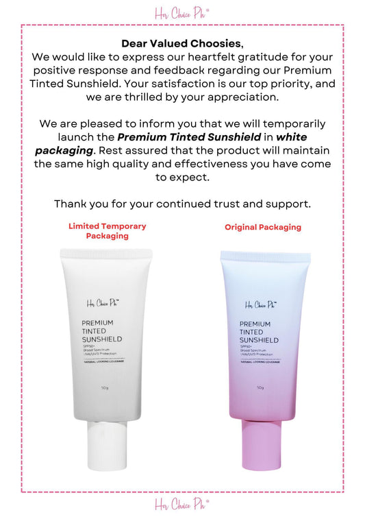 Her Choice Ph Premium Tinted Sunscreen SPF50+ 50g