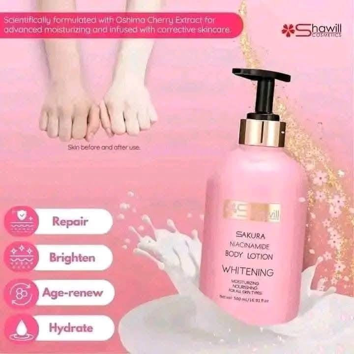 Shawil Sakura Niacinamide Body Lotion 500ml