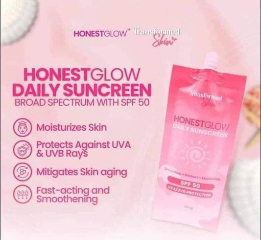 Honest Glow Daily Sunscreen SPF 50