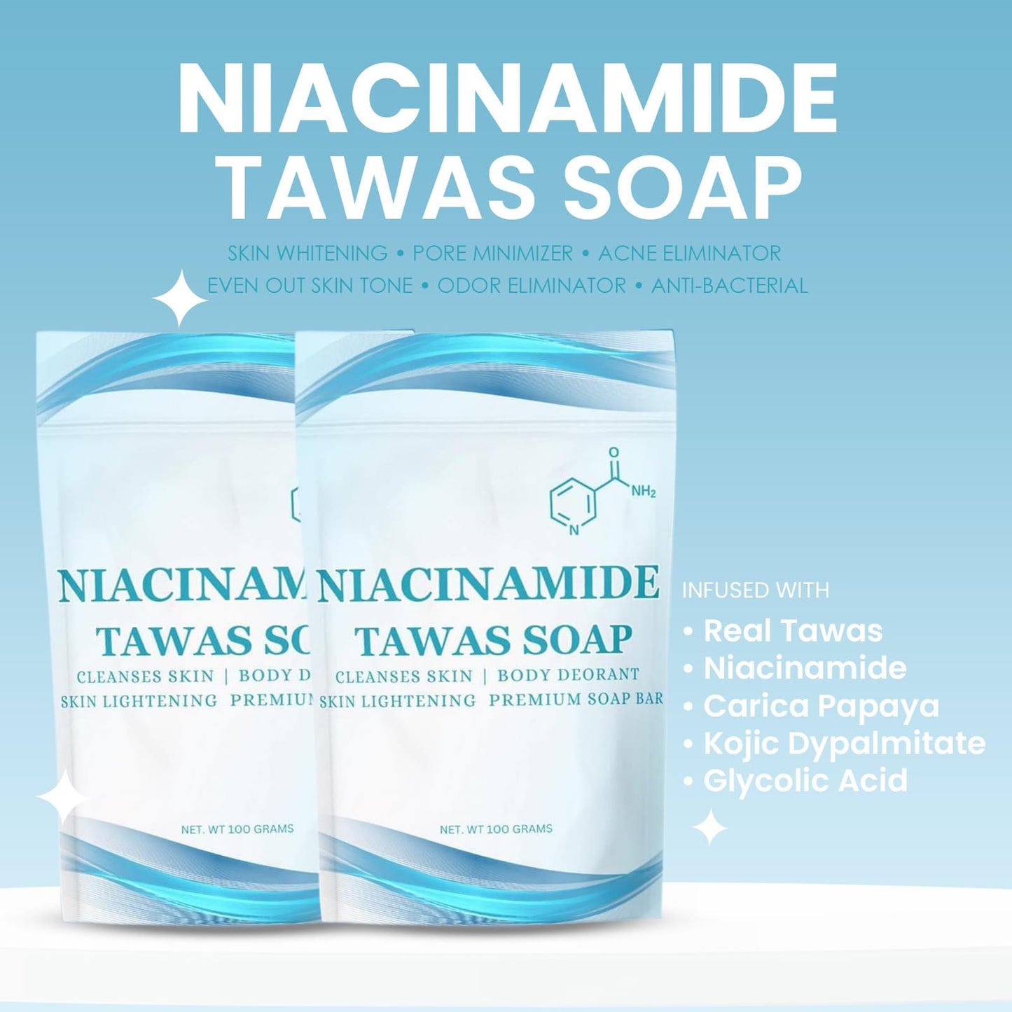 Niacinamide Tawas Soap 100g