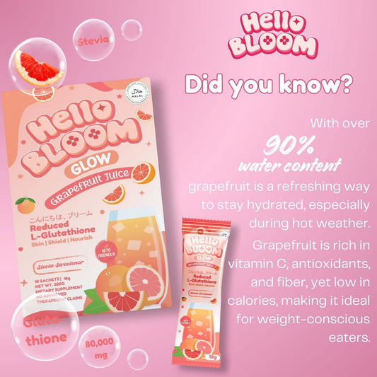 Hello Bloom Glow Grapefruit Juice by Kiray