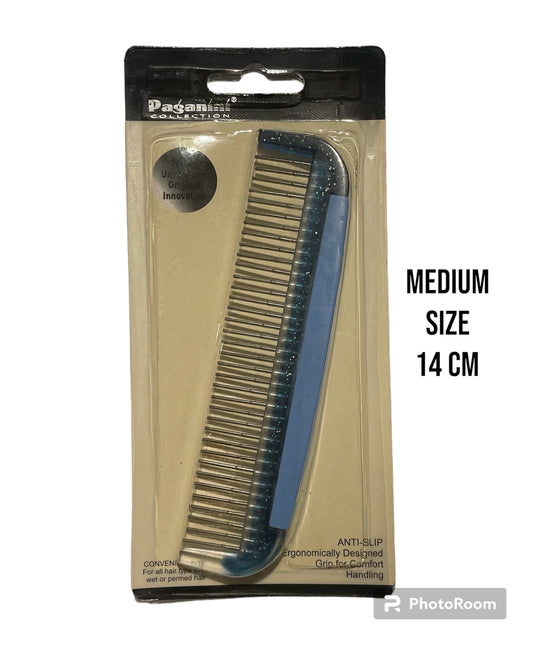 Spinning Tooth Hair Comb With Comfort Grip (Blue)