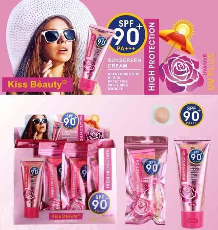 Kiss Beauty Sunscreen Cream SPF90+ 60ml