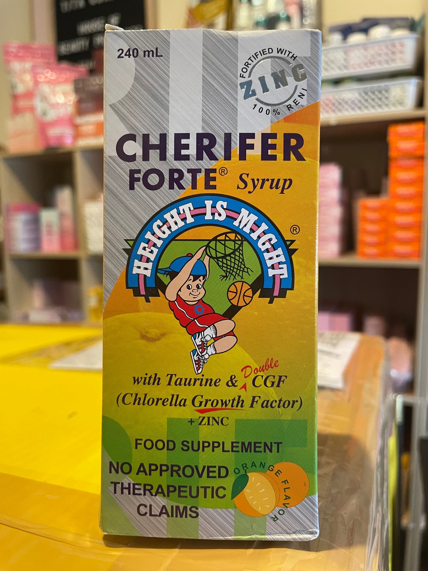 CHERIFER Forte Syrup with Taurine & Double CGF + Zinc 240ml (2-12 yrs)