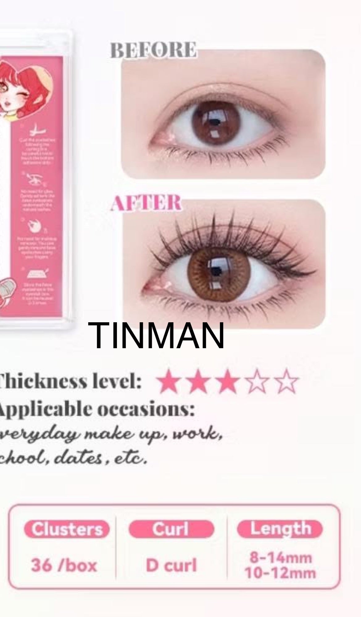 Doralab Glue-Fee False Lashes