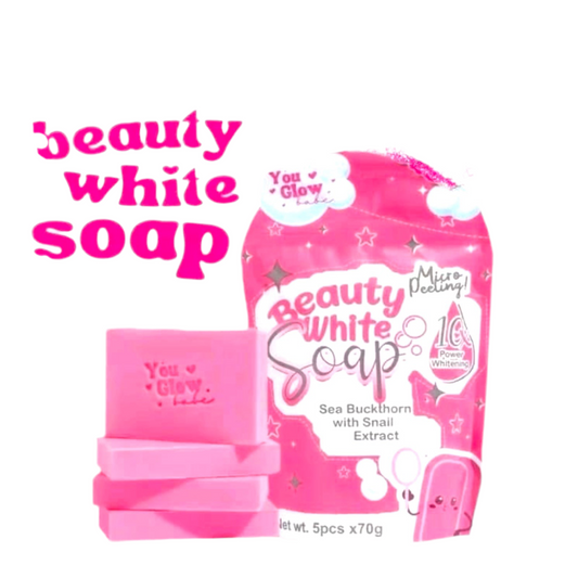 Beauty White Micropeeling Soap 5pcs x 70g by You Glow Babe