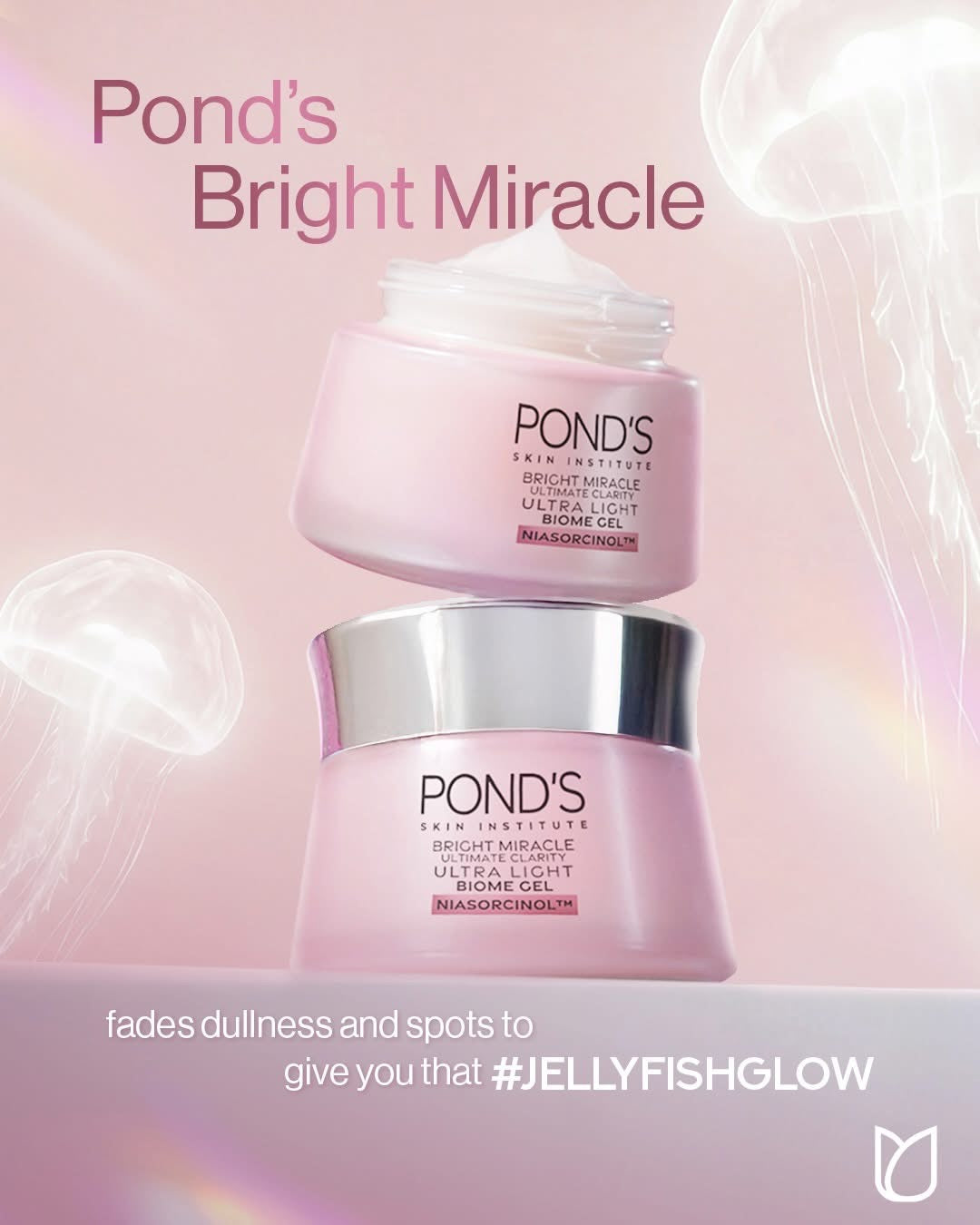 POND’S Bright Miracle Ultra Light Biome Gel Niasorcinol 20g (Moisturiser)