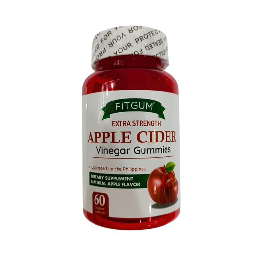 FITGUM Apple Cider Vinegar Gummies Extra Strength 60s