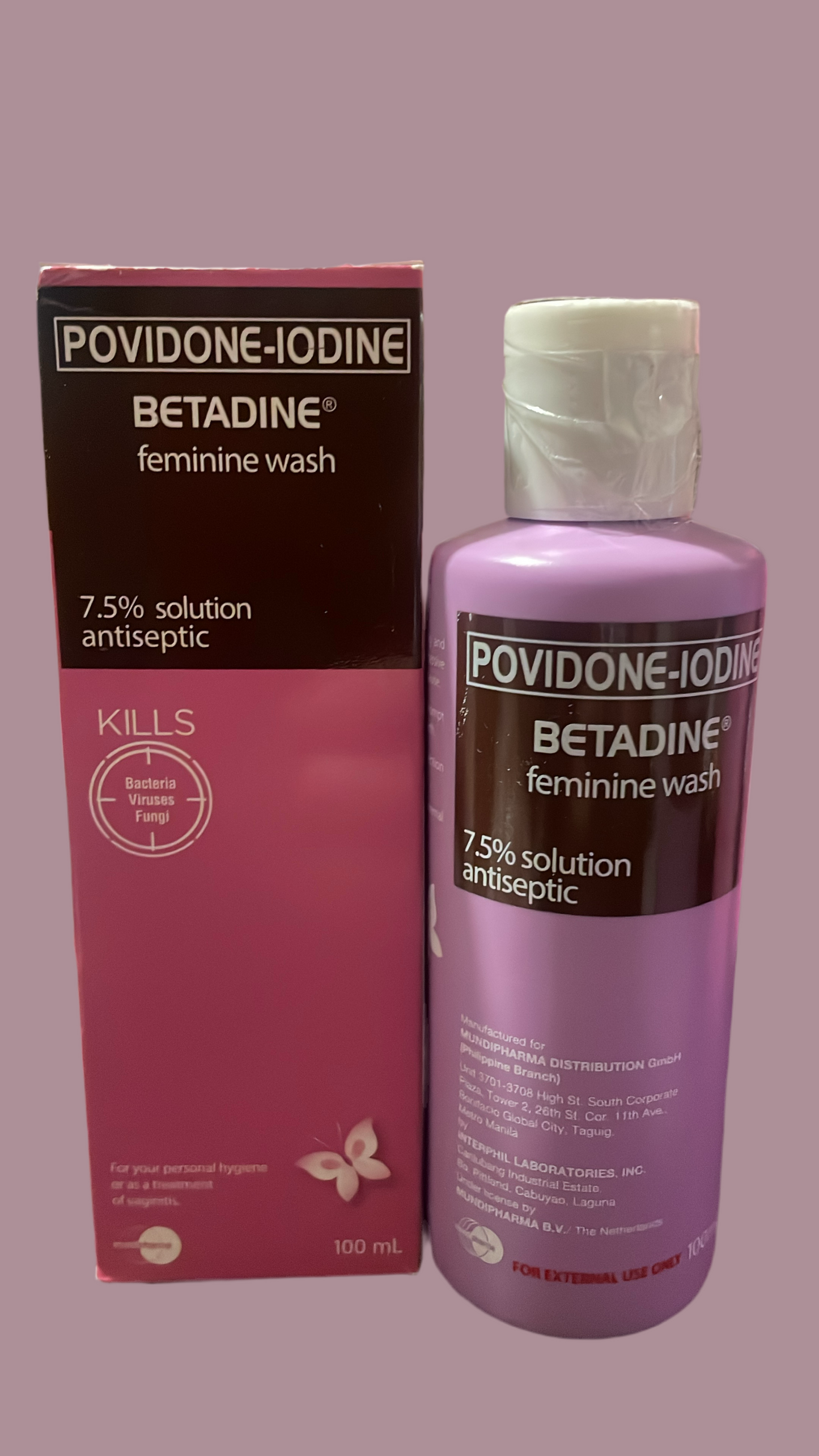 Betadine Feminine Wash 7.5% Solution Antiseptic 100ml