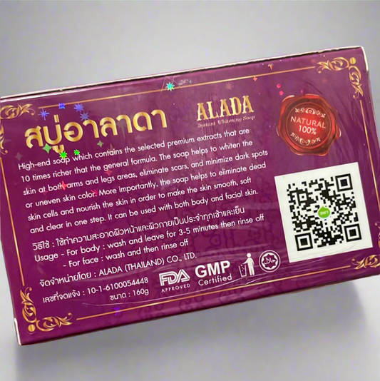 Alada Instant Whitening Soap 160g