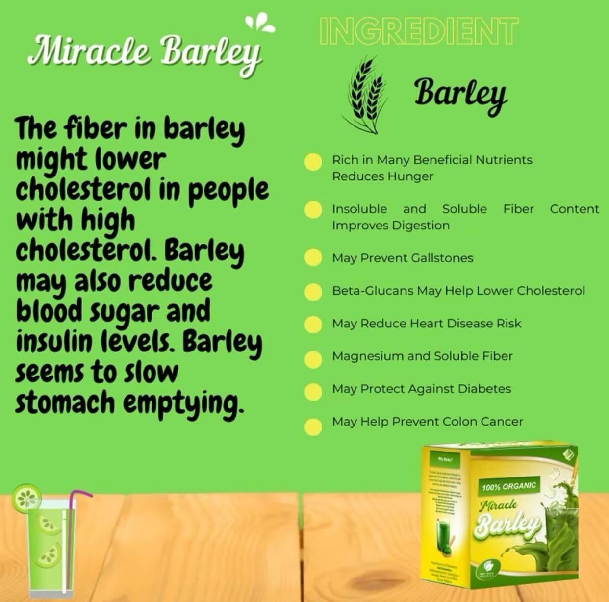Miracle Barley Juice 100% Organic