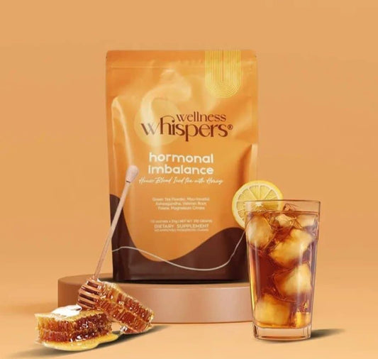 Wellness Whispers Hormonal Imbalance House Blend Iced Tea wuth Honey