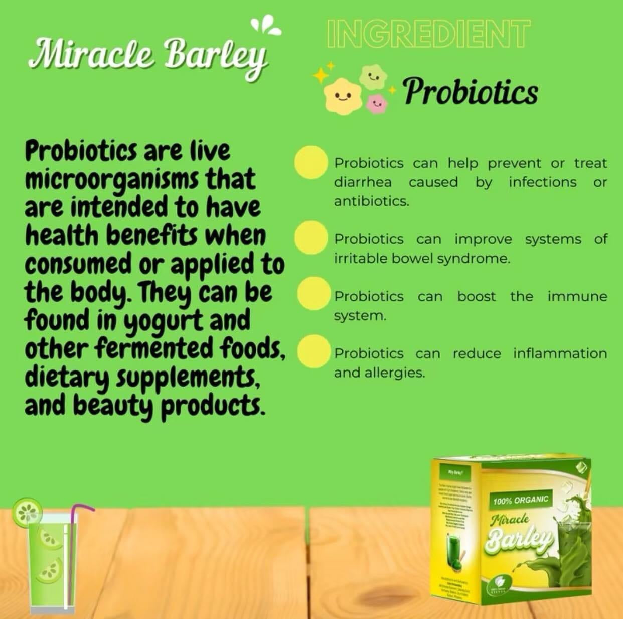 Miracle Barley Juice 100% Organic