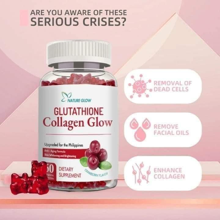 Nature Glow Glutathione Collagen Glow (Cranberry Flavor) 60s