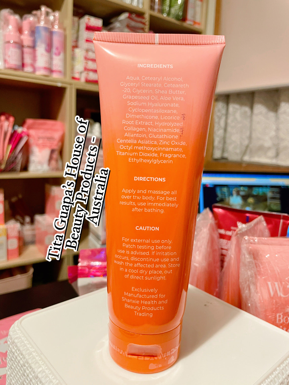 W&C Natural Flawless Skin Body Whitening Lotion SPF50 250ml