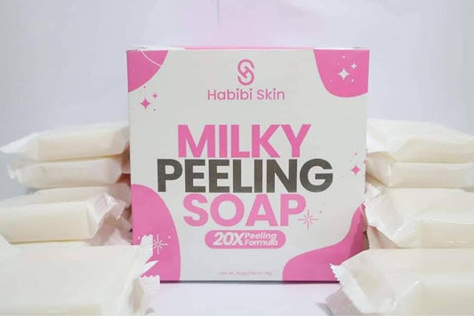 Habibi MILKY PEELING SOAP 50g (Sold individually - NO BOX INCLUDED)