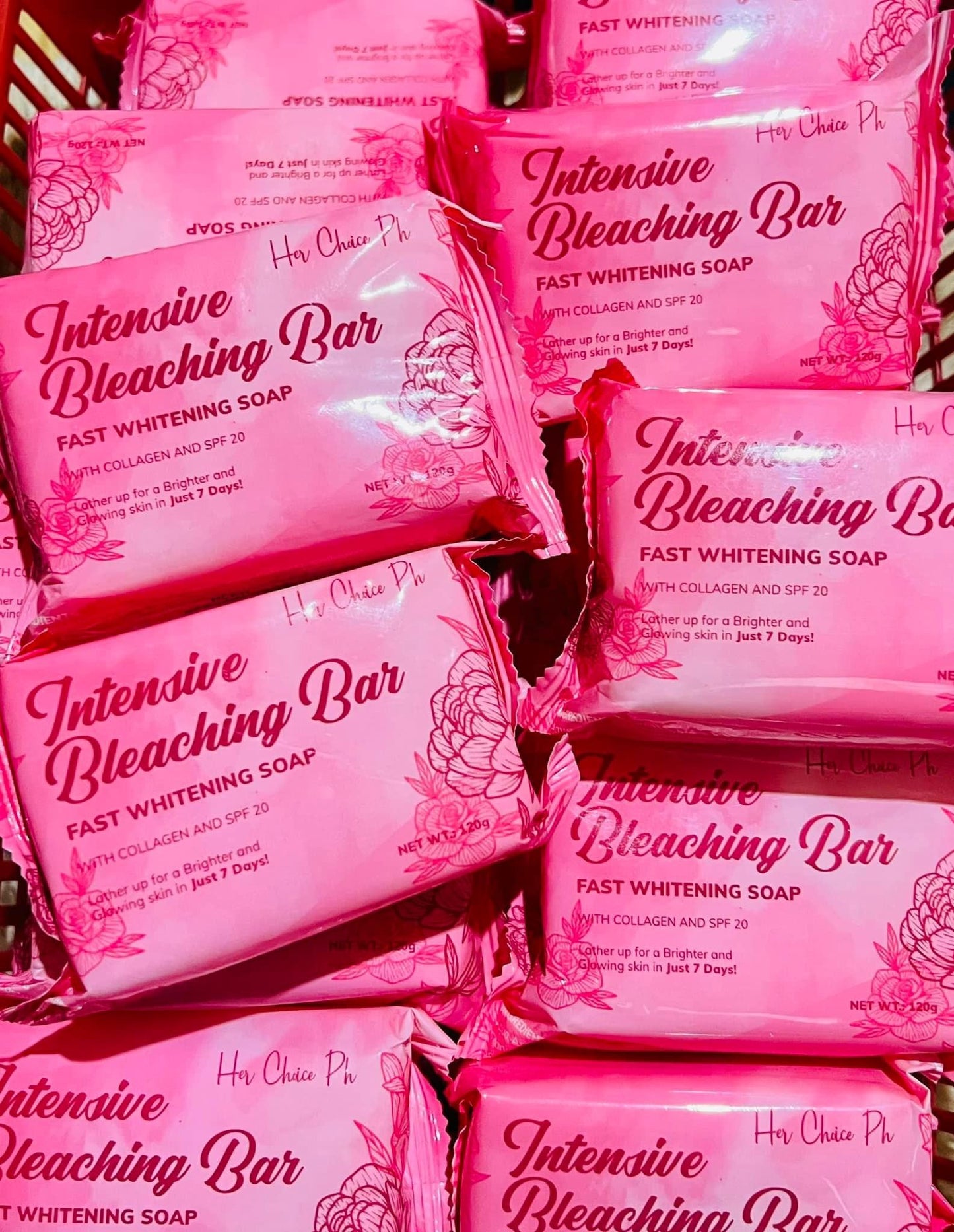 Her Choice Intensive Bleaching Bar Fast Whitening Soap 120g