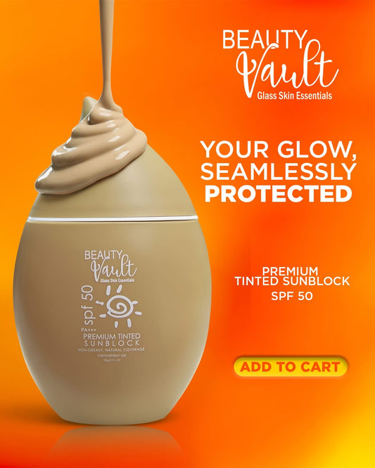 Beauty Vault Premium Tinted Sunblock 50g