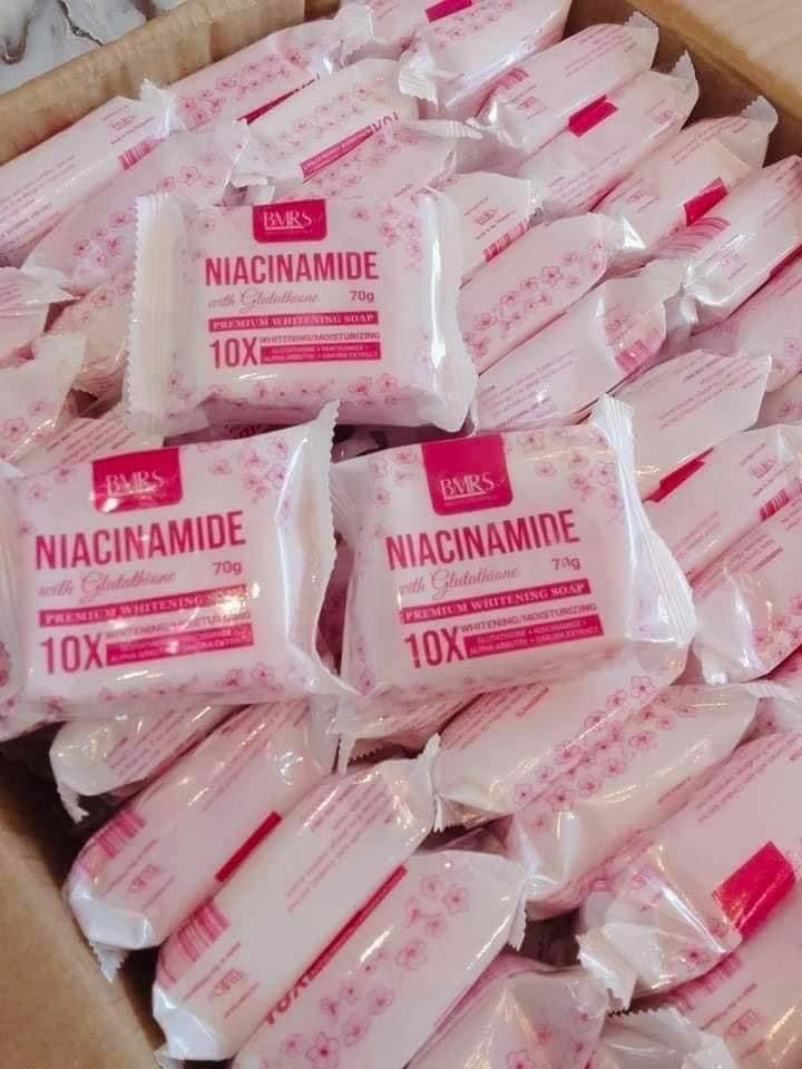 BMRS Niacinamide Premium Whitening Soap with Glutathione 70g