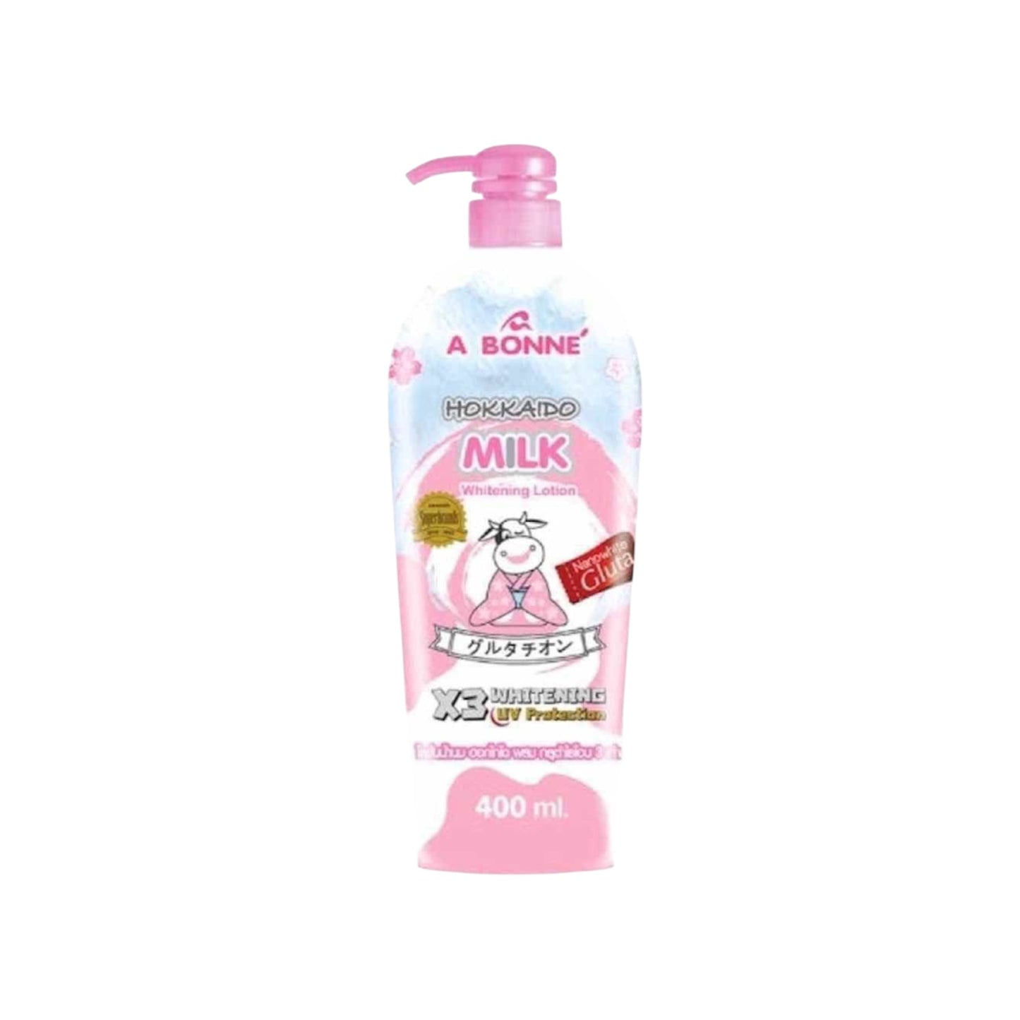 A Bonne’ Hokkaido Milk Whitening Lotion 400ml
