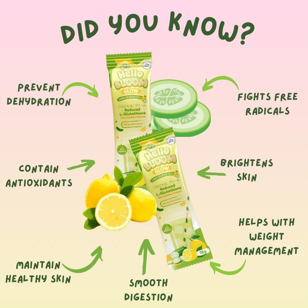 Hello Bloom Glow Lemon Cucumber Juice by Kiray