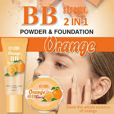 2 in 1 Powder &  Foundation S.F.R Color - Orange BB