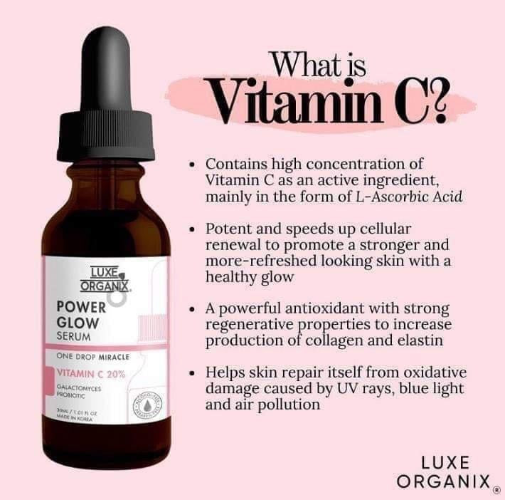 Luxe Organix Power Glow Vita C Serum 30ml