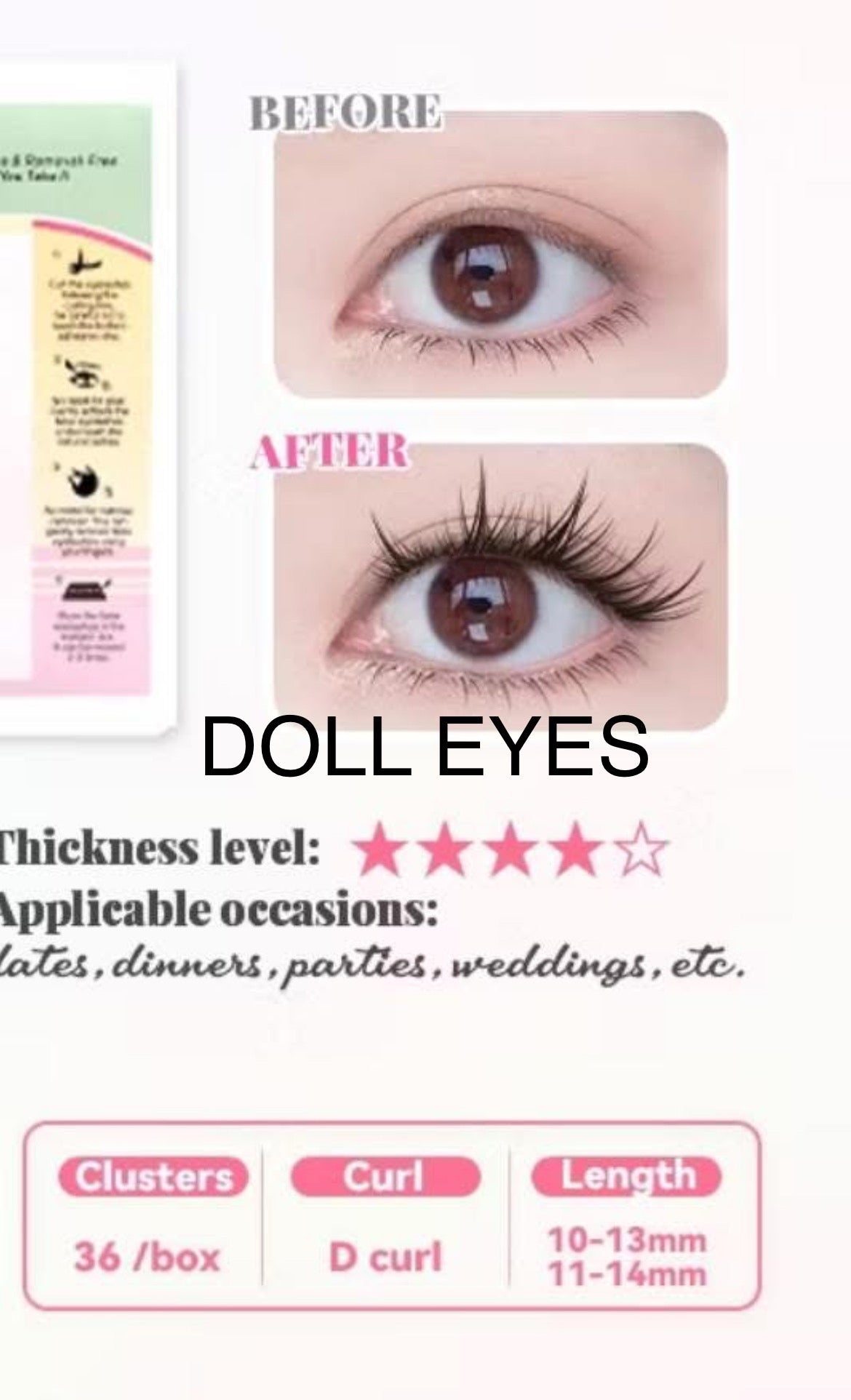 Doralab Glue-Fee False Lashes