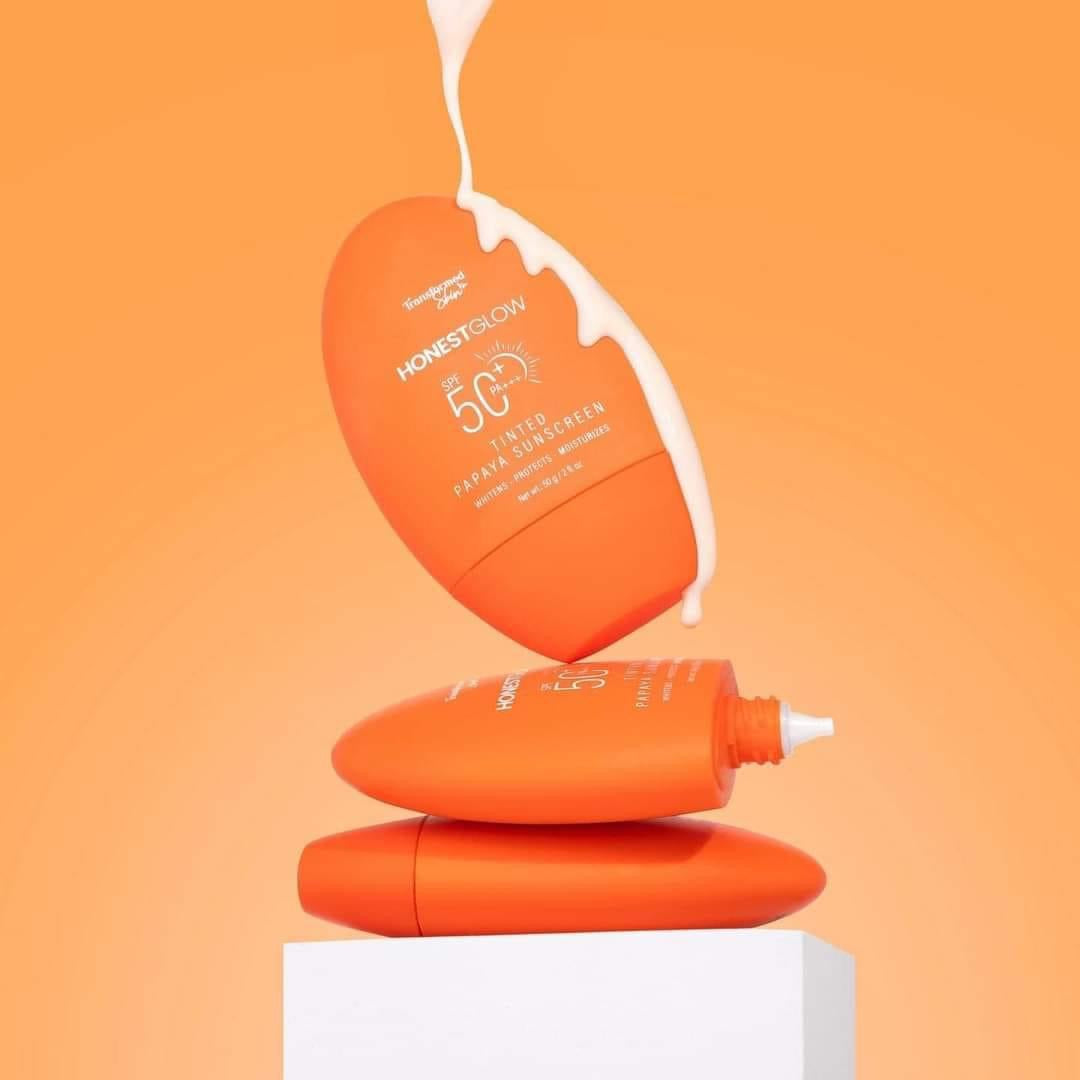 Honest Glow Tinted Papaya Sunscreen