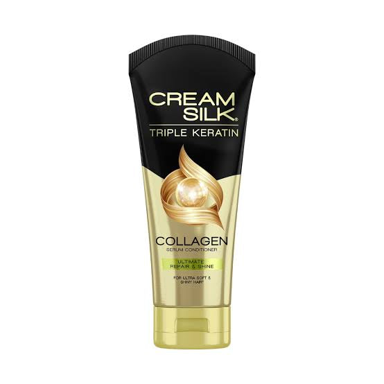 Cream Silk Triple Keratin Collagen Serum Conditioner Ultimate Repair and Shine 170ml