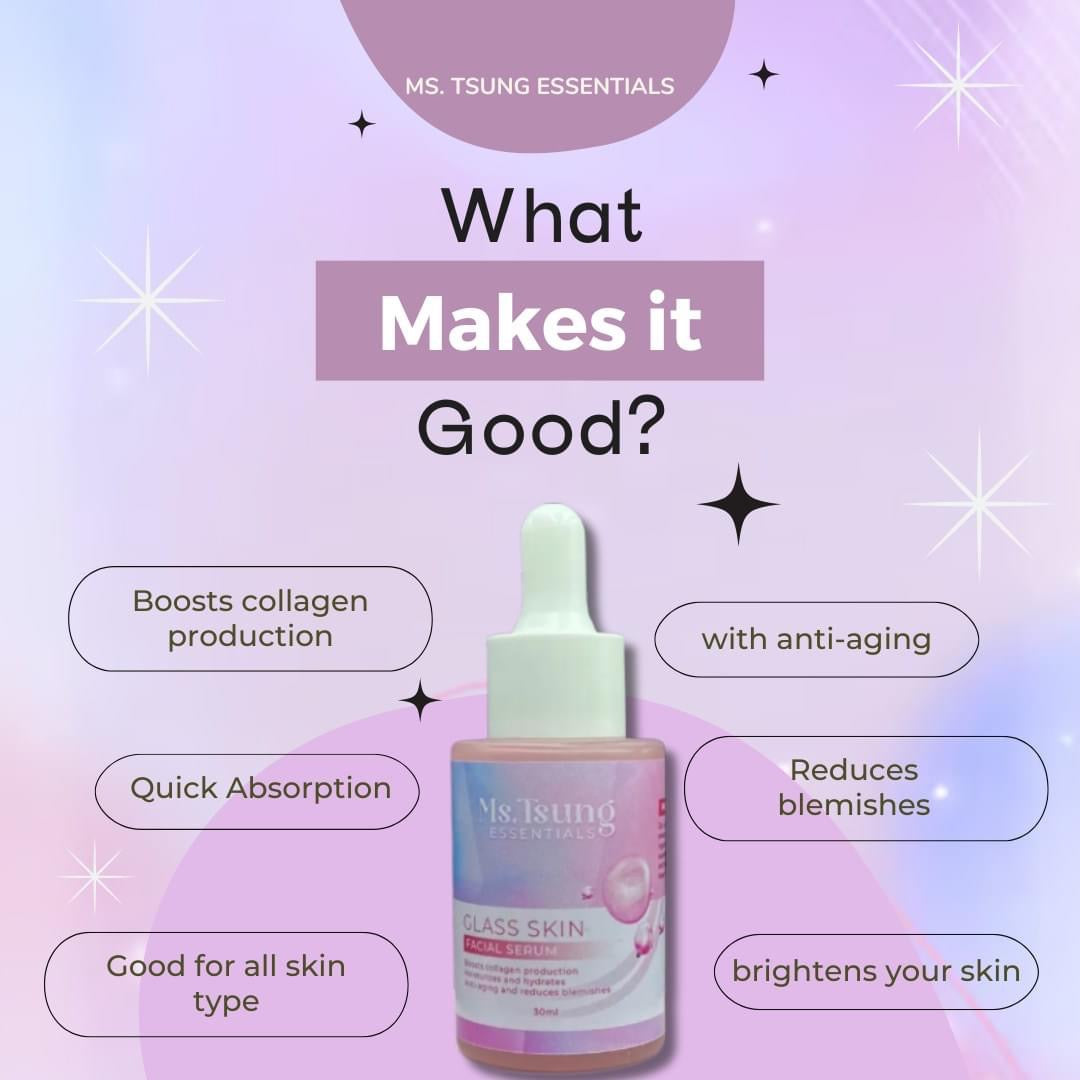 Ms. Tsung Glass Skin Facial Serum 30ml