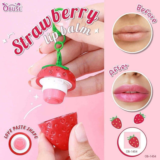 Obuse Strawberry Magic Lip Balm