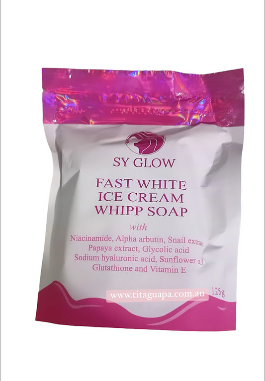 SY Glow Fast White Ice Cream Whipp Soap 125g