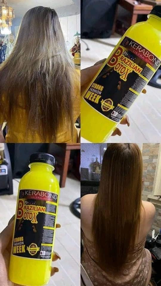 Kerabond Ultra-ionic Pinoy Brazilian Botox Hair Treatment 500ml - STRONG
