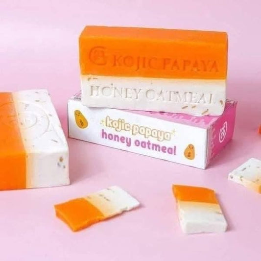 G21 Kojic Papaya Honey Oatmeal Duo Face and Body Soap 150