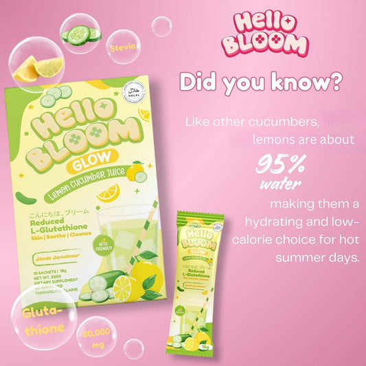 Hello Bloom Glow Lemon Cucumber Juice by Kiray