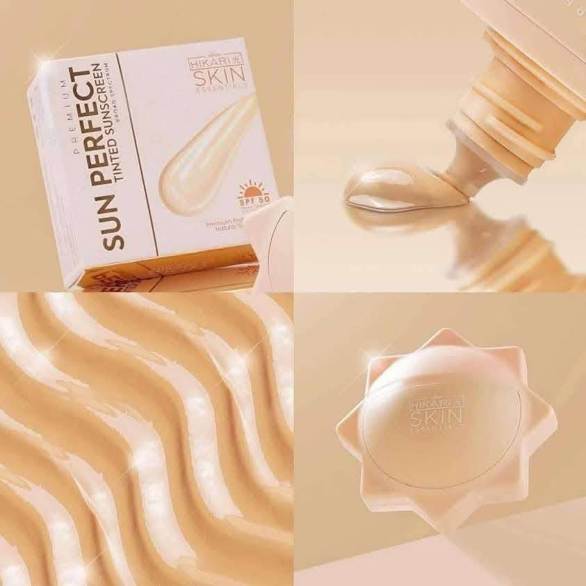 Hikari Skin Premium Sun Perfect Tinted Sunscreen SPF50 PA++++ UVA/UVB 50ml