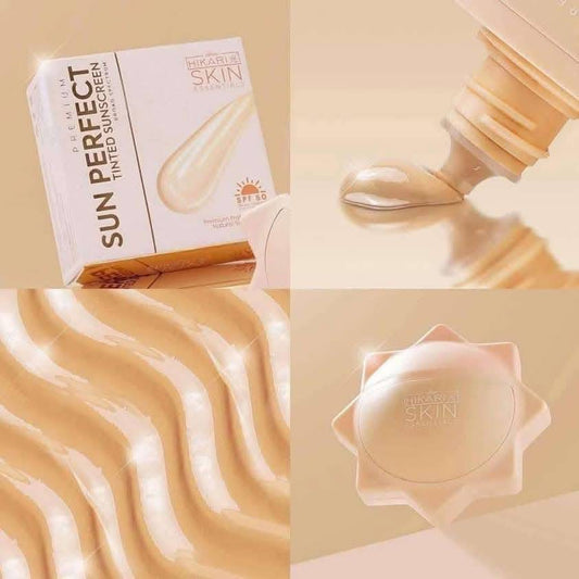 Hikari Skin Premium Sun Perfect Tinted Sunscreen SPF50 PA++++ UVA/UVB 50ml