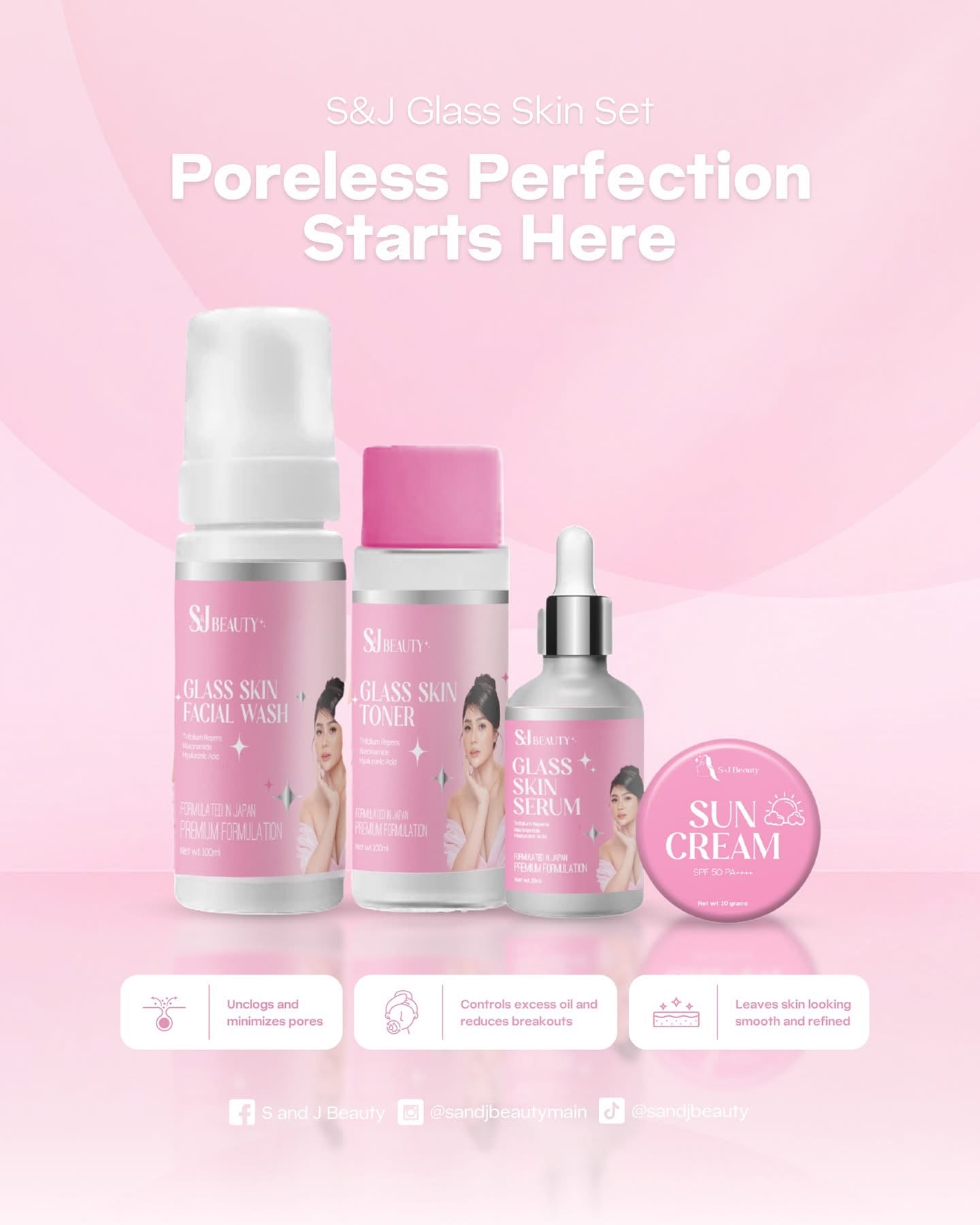 S&J Beauty Glass Skin Radiance Set