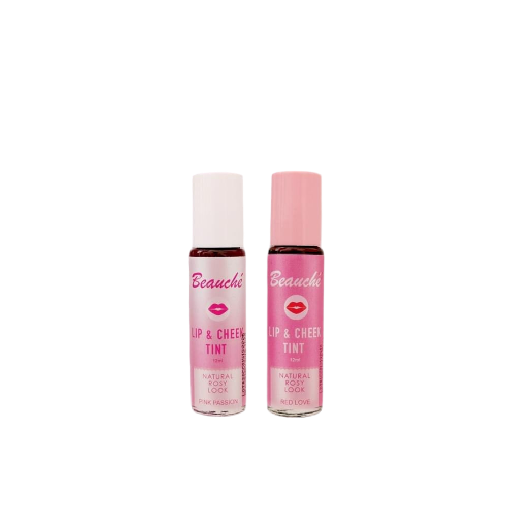 Beauche Lip & Cheek Tint in 2 Shades: Pink Passion OR Red Love