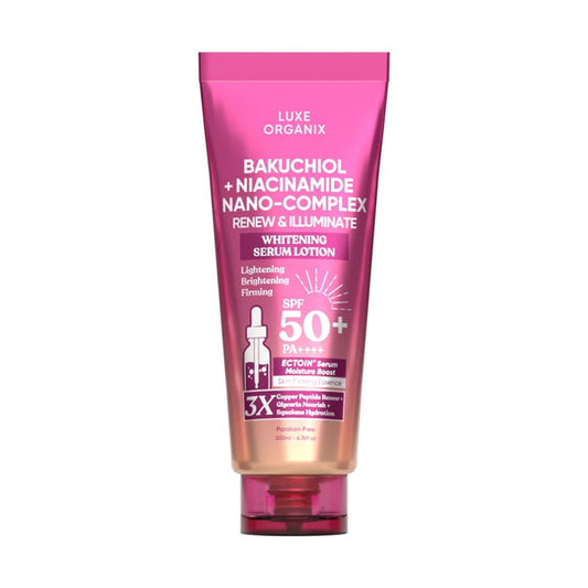 Luxe Organix Bakuchiol + Niacinamide Nano-Complex Whitening Serum Lotion 200ml