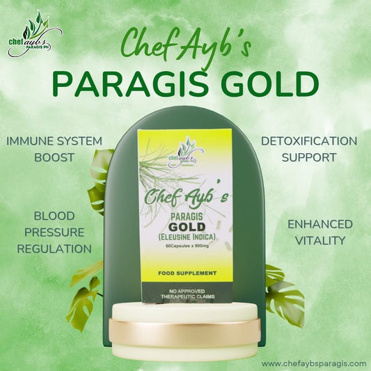 Chef Ayb’s Paragis Gold (Eleusine Indica) – 60 Caps