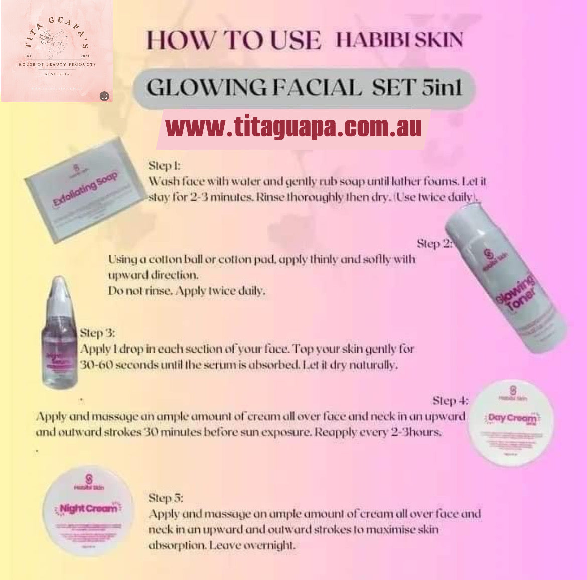 Habibi Skin Glowing Facial Set