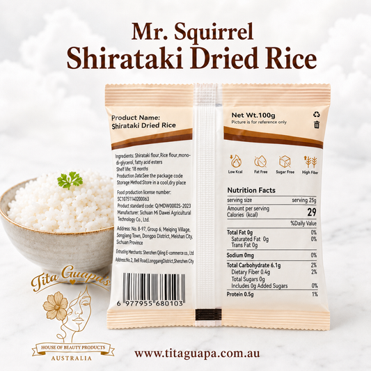 Mr. Squirrel Shirataki Dried Rice 100g