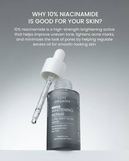Luxe Organix ClinicalPRO Whitening Repair Ultra Light Glow Serum 30ml