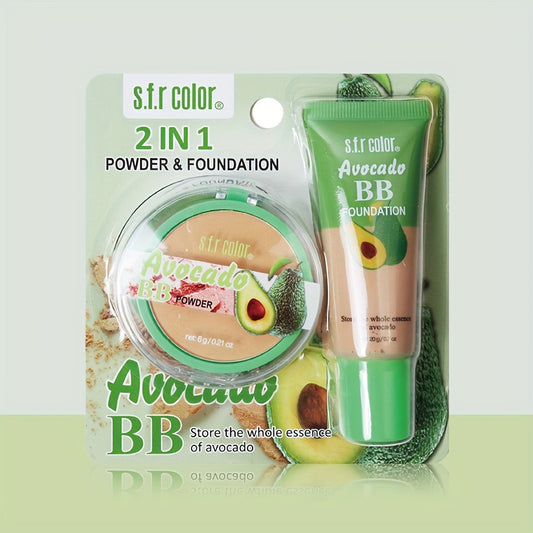 2 in 1 Powder &  Foundation S.F.R Color - Avocado BB