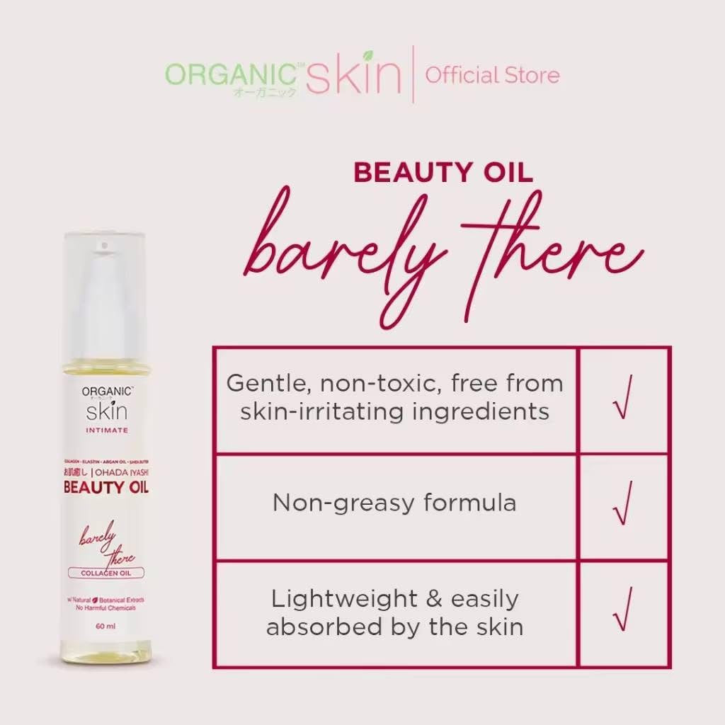 Organic Skin Intimate Beauty Oil 60ml