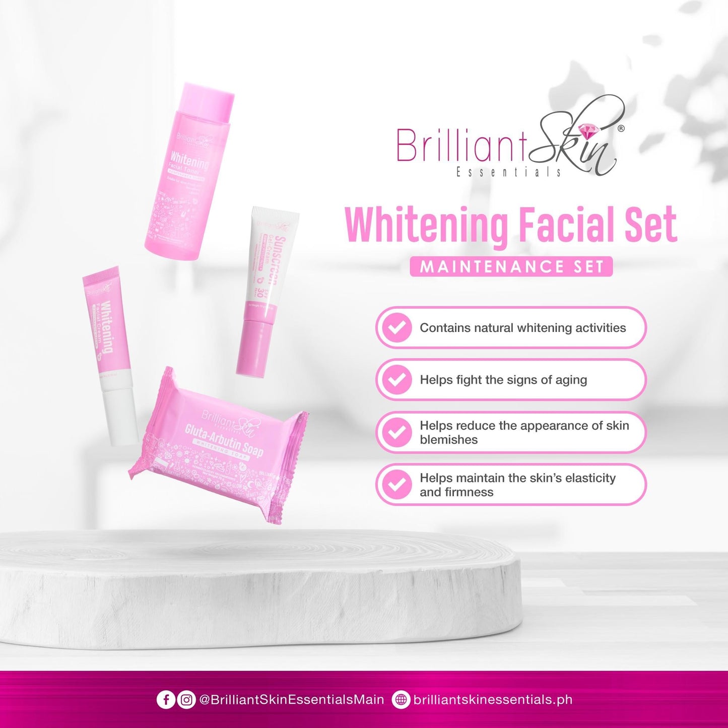 Brilliant Skin Whitening Maintenance Set